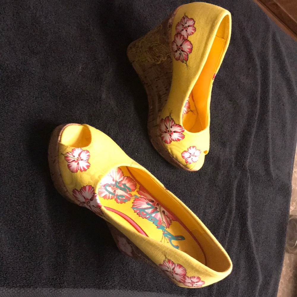 Ed Hardy Open Toe Heels